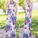 thumbnail image 1 of Vestido Informal Largo Con Bolsillo Sin Mangas Y Cuello Redondo Con Estampado Floral Para Mujer (Xl)-137315.04 Tmvgtek Mujer, 1 of 9