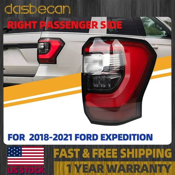 Dasbecan Right Passenger LED Tail Light Rear Lamp For Ford Expedition 18-21 #JL1Z-13404-H JL1Z-13404-D JL1Z-13404-F FO2800272
