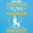 thumbnail image 3 of CafePress - Never Underestimate Woman With A German Sh T Shirt - Women's Traditional Fit Dark T-Shirt, 3 of 4