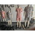 thumbnail image 1 of PatPat Pyjamas en Bambou pour Femmes Ensemble de Pyjamas Confortables et Respirants à Manches Courtes pour la Famille, 1 of 6