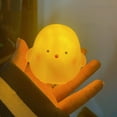 thumbnail image 4 of Mosey Night Lamp Adorable Appearance Rechargeable Soft Lighting Flicker Free Eye Protection Decorative Vinyl Cartoon Chick LED Bedside Lamp Room Decor Bedroom Supplies, 4 of 7