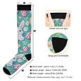 thumbnail image 3 of FORMRS Womens Knee High Socks Casual Long Thick Travel Daily Wear, 1 Pair, Cartoon Easter Bunny, 3 of 6