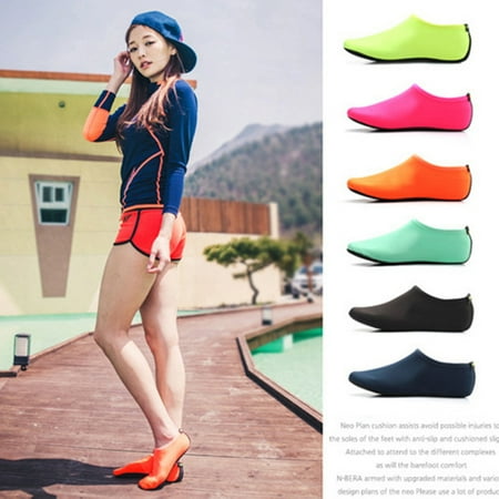 

LeKY Summer Beach Diving Sport Scuba Socks Non-Slip Barefoot Protector Skin Shoes