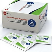 Dynarex Alcohol Prep Pads (Swabs) Sterile, Medium 200 ea