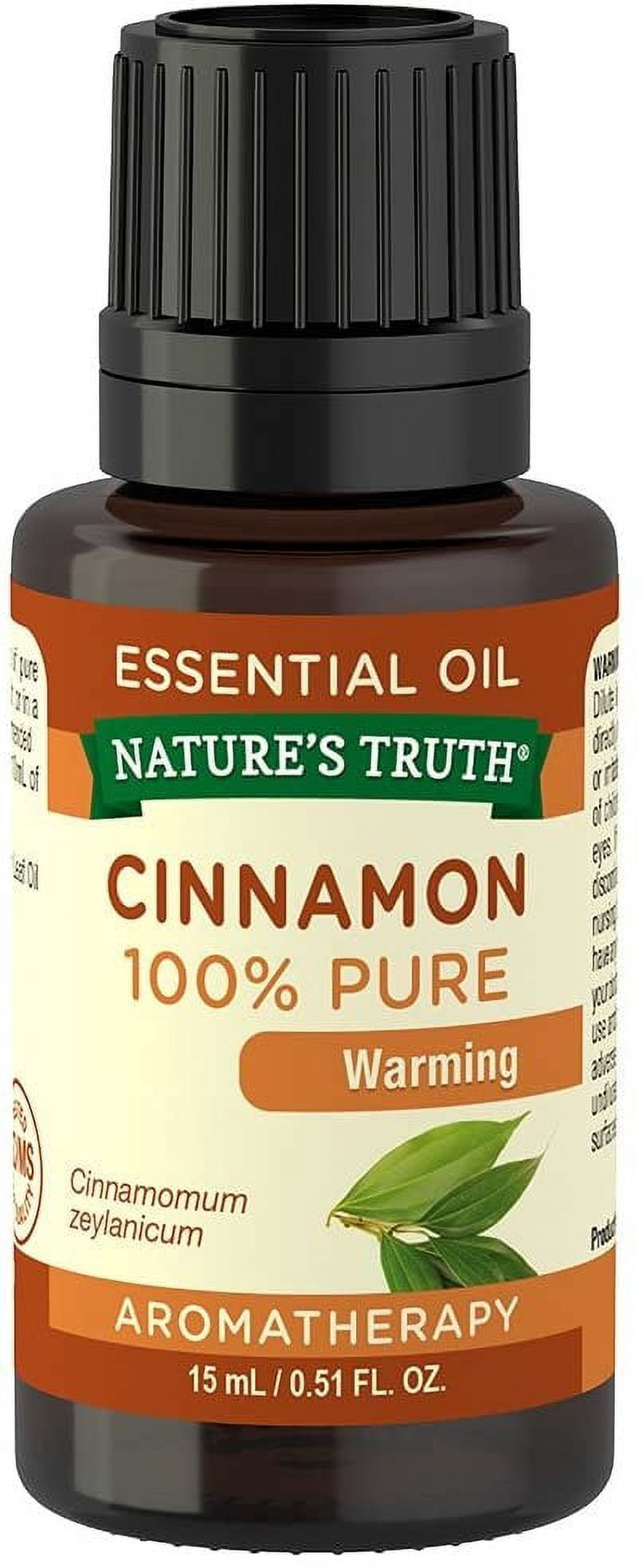 Nature's Truth Essential Oil Warming Cinnamon Zeylanicum, 0.51oz, 5-Pack