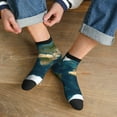 thumbnail image 3 of Naloa World Map Ankle Socks for Women Non Slip Socks No Show Socks Classic Low Cut Casual Socks Casual Socks, 3 of 7