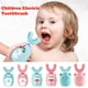 thumbnail image 2 of Cepillo de dientes eléctrico sónico para niños, de silicona, 360 grados, automático, recargable por USB, cepillo de dientes inteligente para niños, en forma de U, 2 of 5