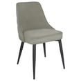 thumbnail image 3 of Cosmo Upholstered Dining Side Chair Light Grey (Set of 2), 3 of 12