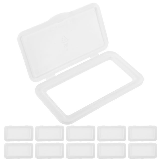 30 piezas de toallitas húmedas para bebé, funda de plástico reutilizable de repuesto para caja de pañuelos húmedos