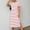 *Red, variant on U Women's Striped T Shirt Dress ,Crewneck Short Sleeve Split Hem Summer Midi Dresses Red,Womens Plus XXXL