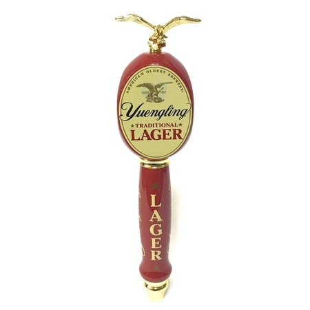 Yuengling Traditional Lager 2018 13 Tap Handle - 3 Sided with gold Eagle Topper