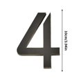 thumbnail image 3 of Wzzjkit Self-adhesive House Numbers, Acrylic House Number for Outside, Modern House Numbers, Mailbox Number, Car Number, Garden Door Address Numbers for House, 3 of 4