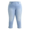 thumbnail image 5 of Terra & Sky Women's Plus Size High Rise Capri Jeggings, Sizes 0X-5X, 5 of 5