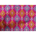 thumbnail image 4 of oneOone Tissu en Coton Cambric Imprimé Ikat Tourbillon BTY 56 Pouces de Large, 4 of 4