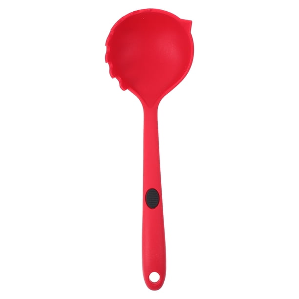 WORGEOUS Silicona Tallarines Cucharas De Cocina De Fideos De Fideos Tallo De Cuchara De Polvo Spoon Utensilios De Cocina