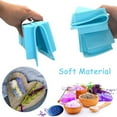 thumbnail image 2 of 2 Pieces Silicone Soap Mold, Rectangular Soap Mould, Homemade Soap Mould, 6 Cavity Soap Mould, Blue Diy Silicone Soap Molds For Making Soaps Cakes Cho, 2 of 5