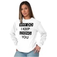 thumbnail image 4 of Anti Valentines Day Love Stinks Women's Long Sleeve T Shirt Brisco Brands X, 4 of 6