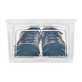 thumbnail image 7 of IRIS USA, Easy Access Men's Plastic Shoe Storage Box, Clear, 4 Pack, 7 of 7
