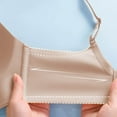 thumbnail image 6 of Ashirexll Women's Bras, Wireless Bras for Women, Plus Size Everyday Bras, Woman's Solid Color Lace Thin Style Ventilate Back Buckle Bra Steel Rim, 6 of 7