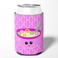 thumbnail image 2 of Carolines Treasures BB7163CC Pink Bowl of Cereal Can or Bottle Hugger Can Hugger multicolor, 2 of 5