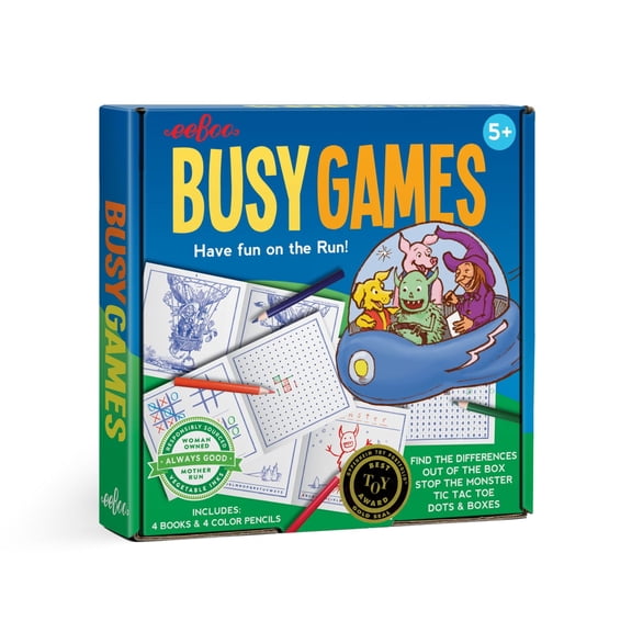 eeBoo Busy Game Set Travel Set Ages 5 