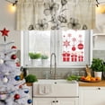 thumbnail image 6 of Yellow Beige Flower Valances for Windows, Decorative Rod Pocket Window Valance Curtains, Farmhouse Shabby Chic Wildflower Short Curtain Drapes for Kitchen/Living Room, 2 Panels, 42" W x 18" L, 6 of 8