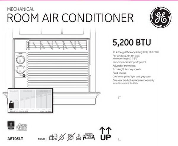 GE 115 Volt Room Air Conditioner - image 2 of 3