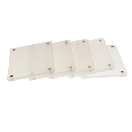5 Lot 3inch Fridge , Acrylic Small Instant Photo Picture Pocket Holder, for Home chen Accessory