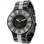 Brinley Co. Women's Roman Numeral Link Watch, Stainless Steel Band