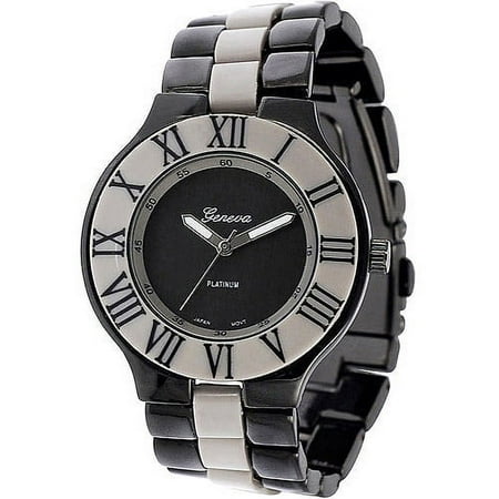 Brinley Co. Women's Roman Numeral Link Watch, Stainless Steel Band