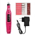 thumbnail image 1 of Professional Portable Electric Nail Drill, Acrylic Nail Kit, Gel Rose Red, 1 of 5