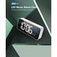 thumbnail image 2 of Despertador digital, reloj LED de cabecera, pantalla de espejo regulable con 2 alarmas/repetición/temperatura/control de sonido, sin tictac, reloj despertador de viaje portátil, recargable por USB brillar Electrónica, 2 of 5