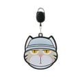 thumbnail image 1 of Toalla de limpieza portátil para pelotas de golf con clip de hebilla retráctil Gato Gris Cian, 1 of 9