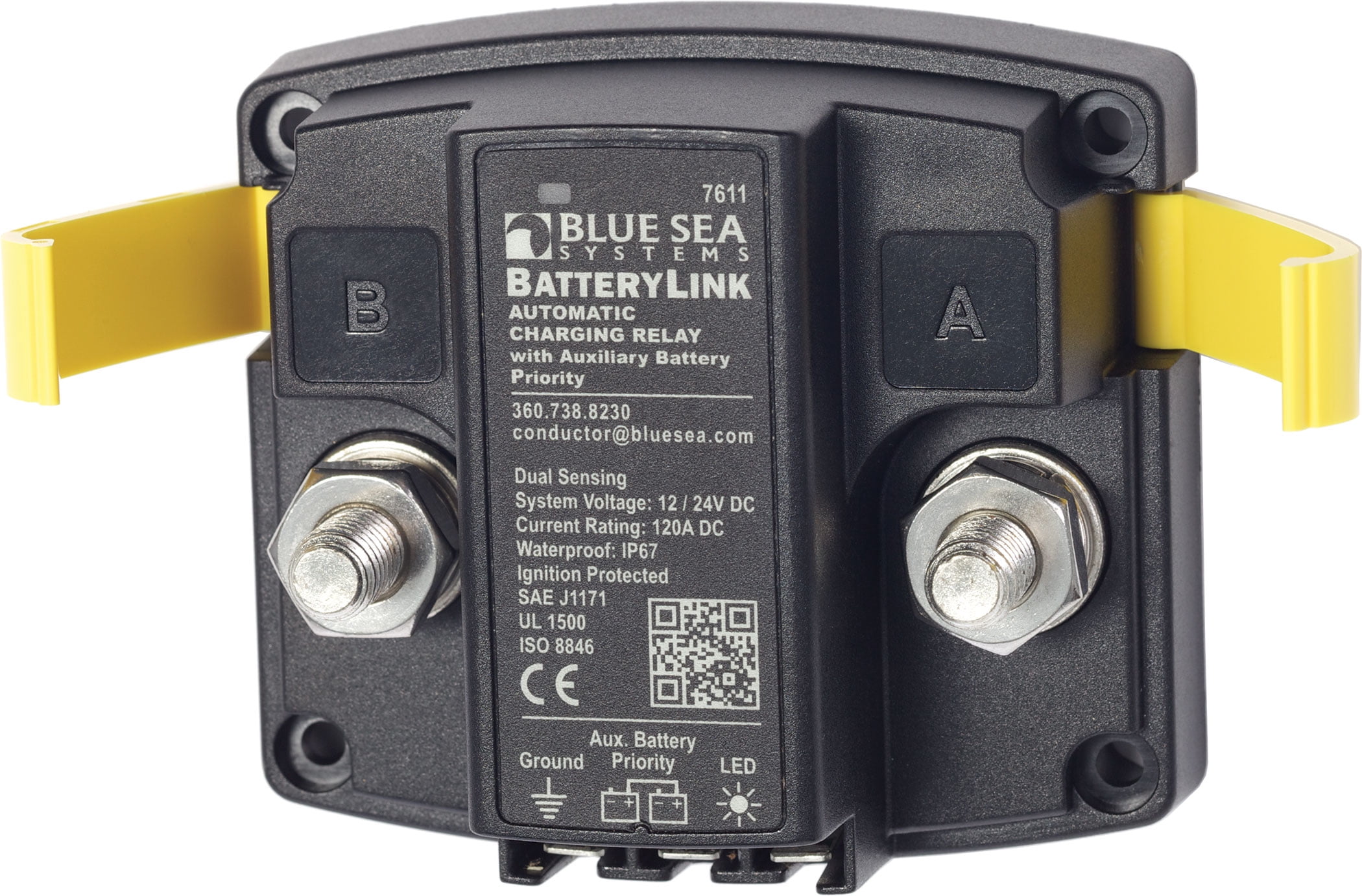 BLUE SEA 7611 DC BATTERYLINK AUTOMATIC CHARGING RELAY 120A