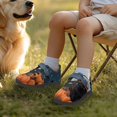 thumbnail image 6 of Uourmeti Boys Girls Halloween Shoes Size 2.5 Little Kid Black Cat Pumpkin Mesh Sneaker for Junior Lightweight Breathable Athletic Running Tennis Walking Shoes, 6 of 7
