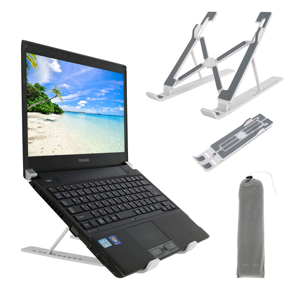 Adjustable Laptop Stand Folding Portable Mesh Desktop iPad Holder Office Support