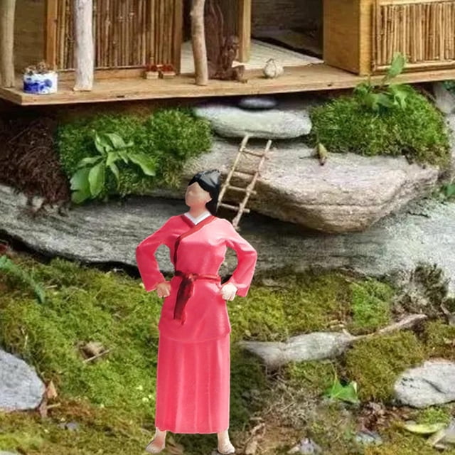 Figura a Escala 1:64 Hugo Diorama 1/64 Escenario Modelo Accesorios Femenino
