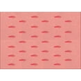 thumbnail image 1 of Ahgly Company Indoor Rectangle Patterned Light Salmon Pink Area Rugs, 6' x 9', 1 of 6