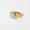thumbnail image 4 of Unisex Stainless Steel Yin Yang Ring Waterproof Non Fading Statement Ring Europe And America Pattern Metal Classic, 4 of 4
