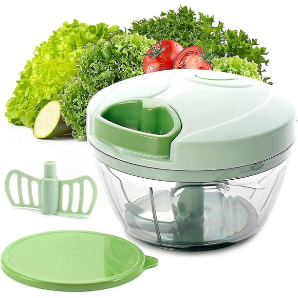 Manual Food Chopper Manual Hand Chopper, Portable Manual Vegetable Chopper Manual Food Processor, Onion Chopper Salad Chopper, Manual Chopper