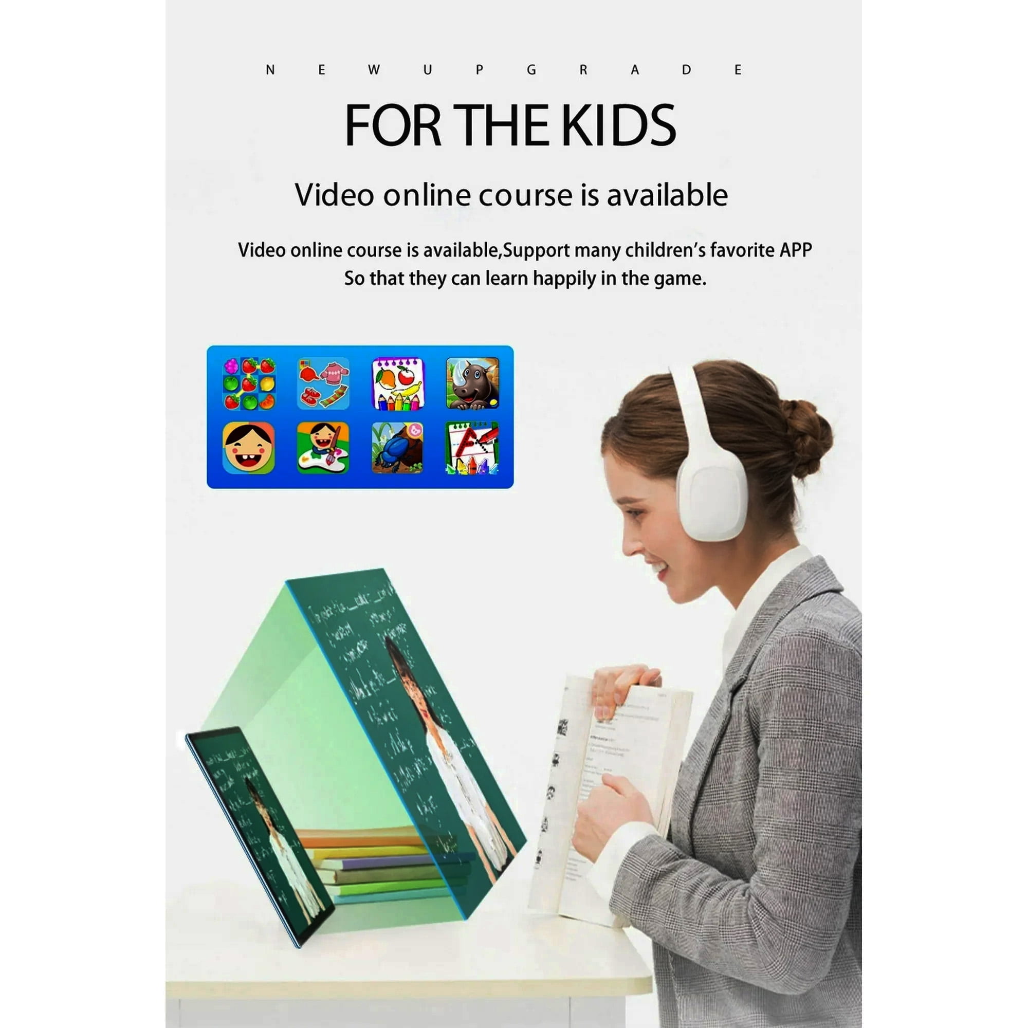 Tablet 2025 Newest Android 12 Tablet, 10 Inch Tablet,5G Call Wi-Fi Tablet Computer,2 In 1 Tablet with Keyboard, 256GB ROM 8GB RAM ,Octa-Core Processor,1920 * 1200 IPS,Bluetooth,GPS