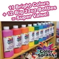 thumbnail image 2 of ¡Salpicadura De Color Mundial De S&S! Juego De Pintura Líquida Tempera A Granel De 12 En 11 Colores Brillantes, Botellas De 32 Oz De Fácil Vertido, Ideal Para Artes Y Manualidades, Escuela, Aula, Pint, 2 of 7