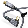 thumbnail image 4 of 0.5/1/2/3M PD3.1 240W USBC al cable USB3.2 de ángulo recto de 20Gbps para Macbook PC, 4 of 8