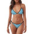 thumbnail image 1 of Disketp Healthy And Ill White Teeth para Bañador de Dos Piezas para Mujer, Bikini Sexy Halter String, Conjunto de Bikini en Triángulo, 1 of 6