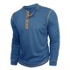 thumbnail image 5 of pstuiky camisetas de manga larga para hombre, Camisa básica de manga larga con cuello redondo y transpirable de color sólido a la moda informal para hombre Tops de talla grande para hombre m, 5 of 7