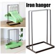 thumbnail image 2 of Unique design Iron Clothes Hanger Holder Space Saving Hanger Companion Rack Adult Children Hanger Stand Hanger Organizer For Home Laundry, 2 of 4