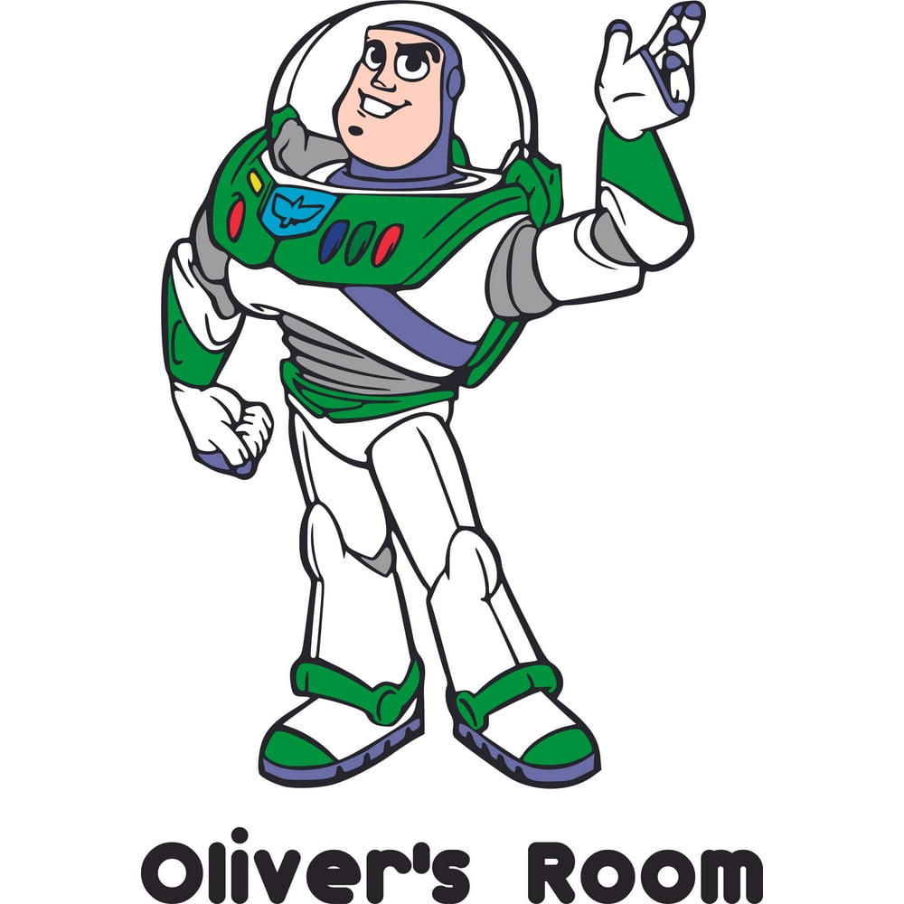 Disney Buzz Lightyear Toy Story Customized Wall Decal - Custom Vinyl