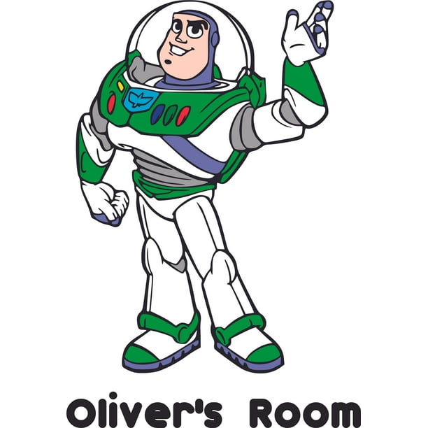 Disney Buzz Lightyear Toy Story Customized Wall Decal - Custom Vinyl ...