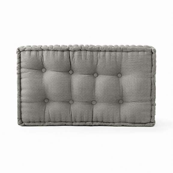 Ultra Thick Tufted College Headboard for Twin/Twin XL Bed - Gray