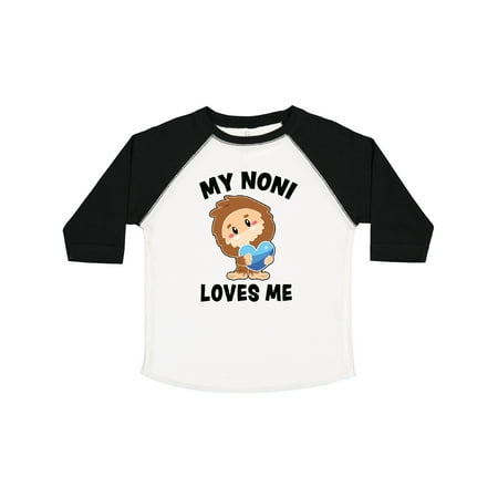 

Inktastic Cute Bigfoot My Noni Loves Me Gift Toddler Boy Girl T-Shirt